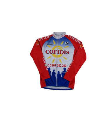 Veste vélo rétro Giordana Cofidis Fondriest Fin de série