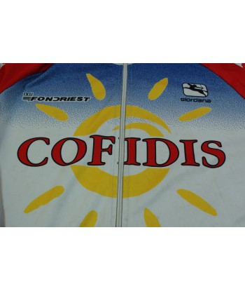 Veste vélo rétro Giordana Cofidis Fondriest Fin de série