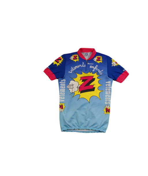 Maillot vélo rétro Santini team Z les ligaments