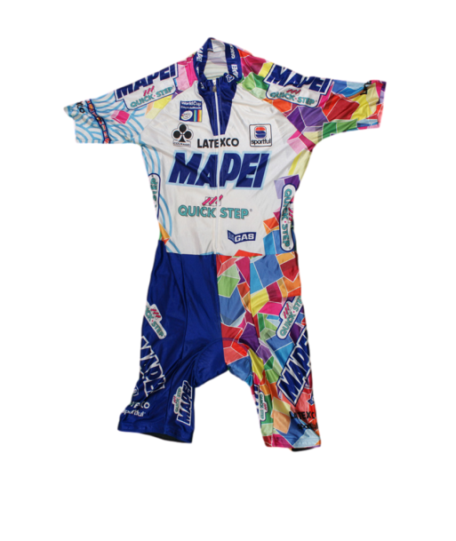 Maillot complet vélo rétro Sportful Quick Step Mapei UCI 1998 Colnago Latexco Les magasins à Paris