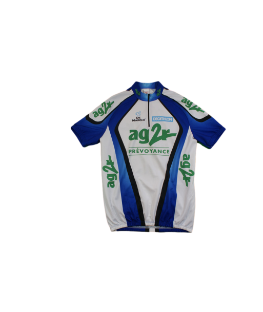 Maillot vélo rétro Decathlon AG2R De Marchi solde