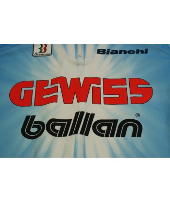 Maillot vélo rétro Biemme Gewiss Bianchi Vous souhaitez 