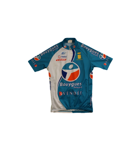 Maillot vélo rétro Nalini Bouygues Telecom Mode Time UCI basket pas cher