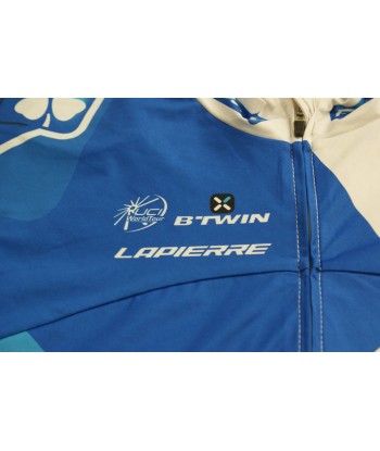 Maillot cyclisme vintage Decathlon Française des jeux Lapierre brillant des détails fins