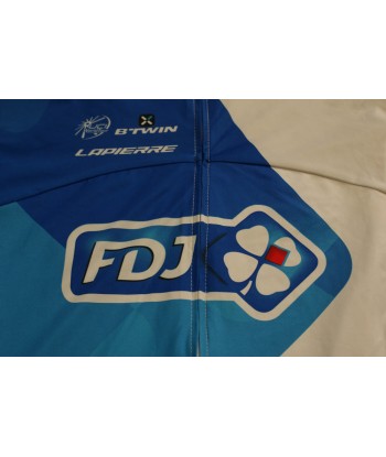 Maillot cyclisme vintage Decathlon Française des jeux Lapierre brillant des détails fins