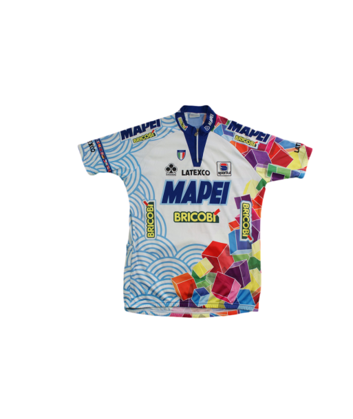 Maillot vélo vintage Sportful Bricobi Mapei Latexco Colnago 1997 à prix réduit toute l'année