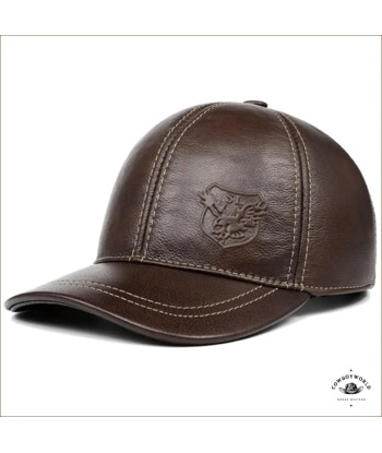 Casquette Cuir Marron le concept de la Pate a emporter 