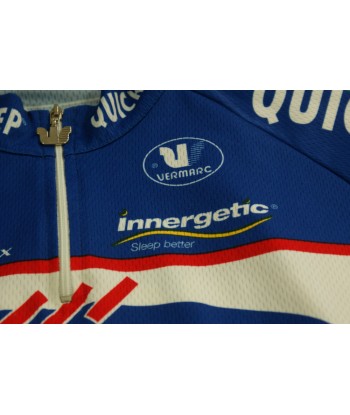 Maillot vélo rétro Vermarc Quick Step Eddy Merckx Innegertic UCI PRojob Peugeot vous aussi creer 