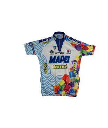 Maillot vélo vintage Sportful Mapei Bricobi Colnago Latexco 1997 de technologie