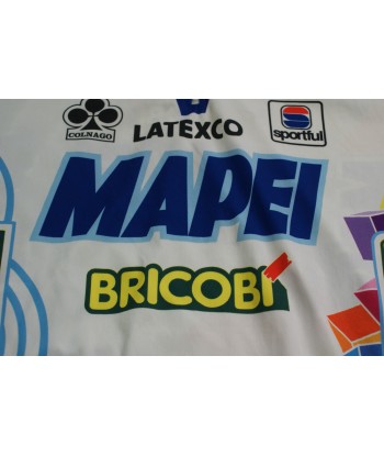 Maillot vélo vintage Sportful Mapei Bricobi Colnago Latexco 1997 de technologie