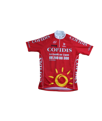 Maillot cyclisme rétro Nalini Cofidis UCI Look la colonne vertébrale