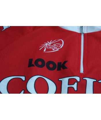 Maillot cyclisme rétro Nalini Cofidis UCI Look la colonne vertébrale