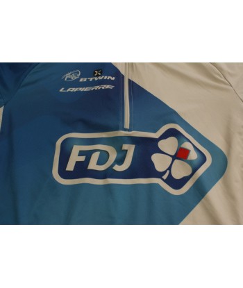 Maillot vélo vintage b'Twin Française des jeux Lapierre livraison gratuite