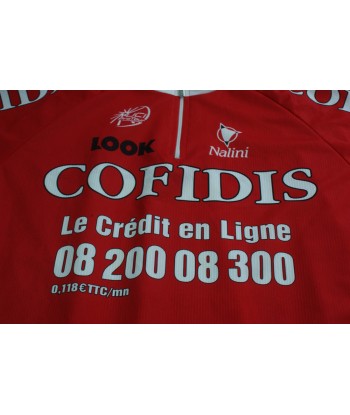 Maillot cyclisme rétro Nalini Cofidis UCI Look la colonne vertébrale