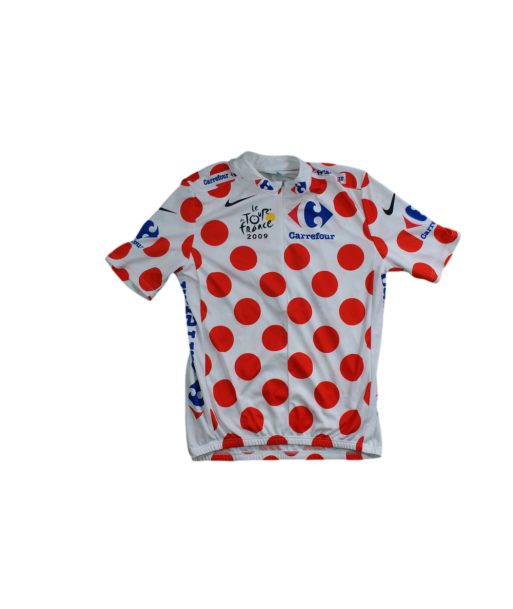 Maillot à pois vélo rétro Nike Carrefour Tour de France 2009 online