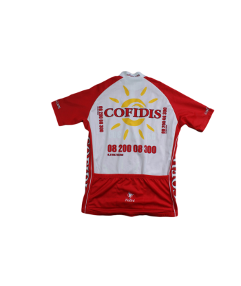 Maillot cyclisme rétro Nalini Cofidis UCI Look la colonne vertébrale