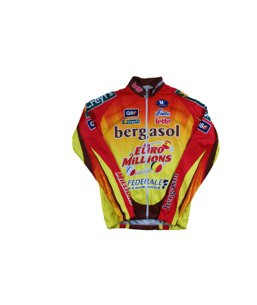 Veste vélo vintage Vermarc Lotto Bergasol Creyf's Euro Millions meilleur choix