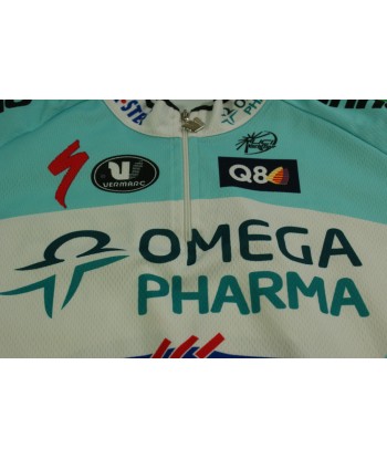 Maillot vélo rétro Vermarc Omega Pharma Quick Step UCI Jonom Peugeot Venez acheter