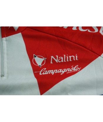 Maillot vélo rétro Nalini Banesto Campagnolo Libreta Unica rembourrage situé sous