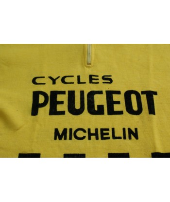 Maillot vélo vintage Michelin Cycles Peugeot de France