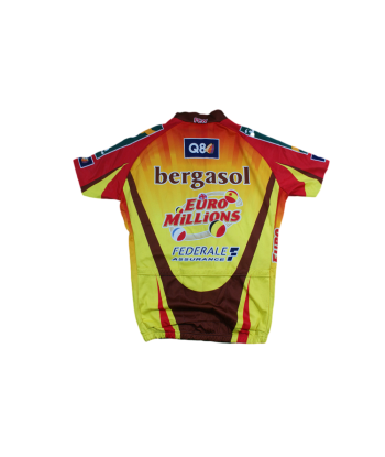 Maillot cyclisme vintage Vermarc Lotto Euro Millions Creyf's commande en ligne