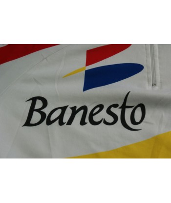 Maillot vélo rétro Nalini Banesto Campagnolo Libreta Unica rembourrage situé sous