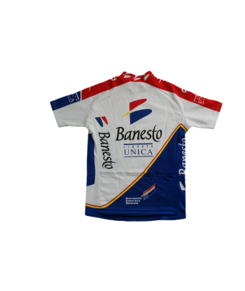 Maillot vélo rétro Nalini Banesto Campagnolo Libreta Unica rembourrage situé sous