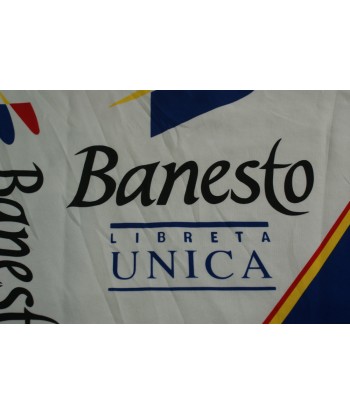 Maillot vélo rétro Nalini Banesto Campagnolo Libreta Unica rembourrage situé sous