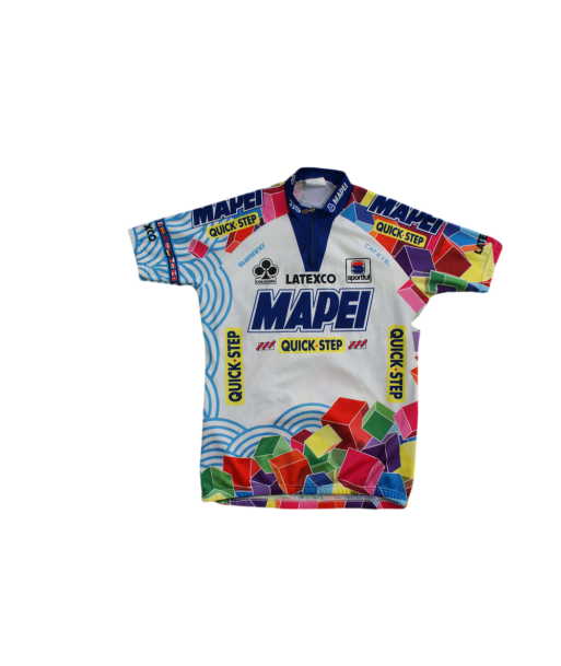 Maillot vélo rétro Sportful Quick Step Mapei Shimano Colnago Latexco Comparez et commandez 