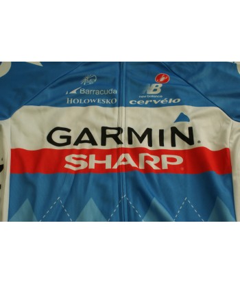 Veste vélo rétro New Balance Garmin Sharp Castelli UCI Barracuda en linge