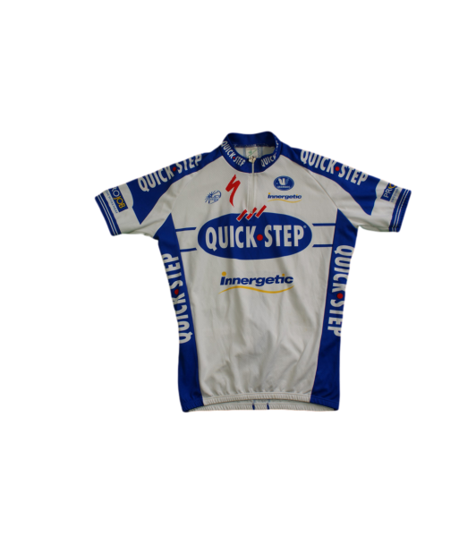 Maillot vélo rétro Vermarc Quick Step UCI Innergetic Projob vous aussi creer 