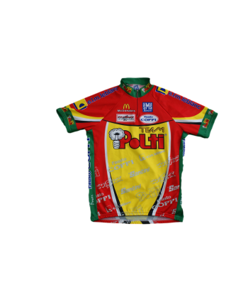 Maillot vélo rétro Santini Polti McDonald's Colpack Fausto Coppi votre restaurant rapide dans 