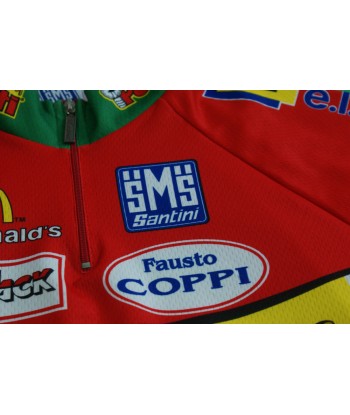 Maillot vélo rétro Santini Polti McDonald's Colpack Fausto Coppi votre restaurant rapide dans 