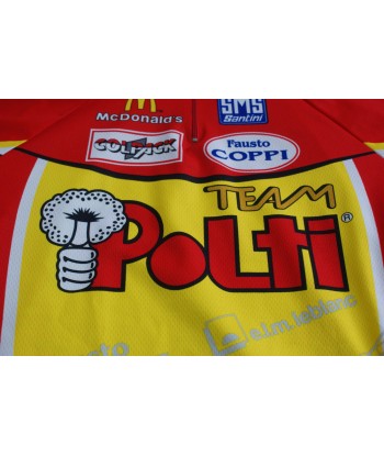 Maillot vélo rétro Santini Polti McDonald's Colpack Fausto Coppi votre restaurant rapide dans 