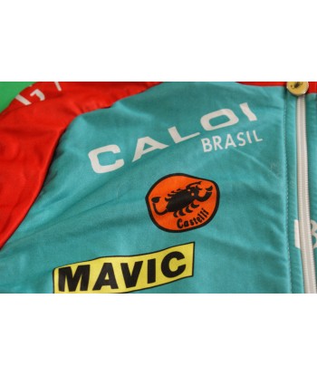 Veste vélo rétro Castelli Lotto Mavic Belgacom Venez acheter