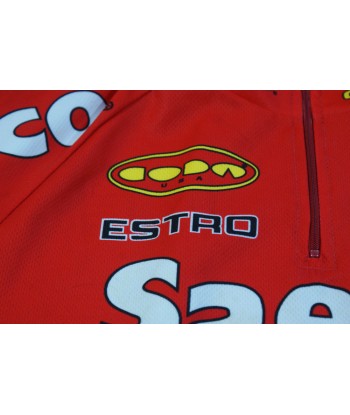 Maillot vélo rétro Cannondale Saeco Estro en linge