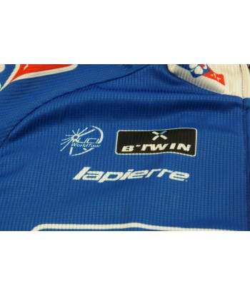 Maillot vélo vintage b'Twin Française des jeux Lapierre UCI Le bleuet de France Venez acheter