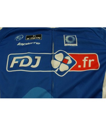 Maillot vélo vintage b'Twin Française des jeux Lapierre UCI Le bleuet de France Venez acheter