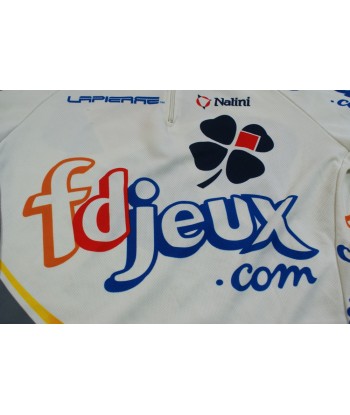 Maillot cyclisme rétro Nalini Française des jeux Lapierre de technologie