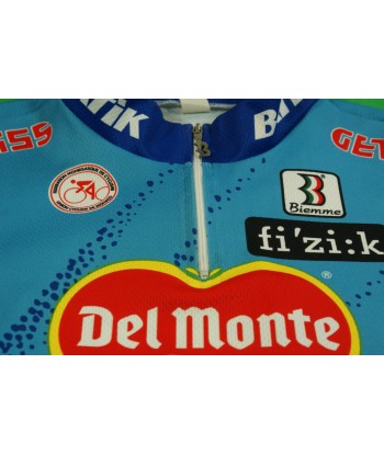 Maillot vélo vintage Biemme Batik Del Monte Gewiss de votre