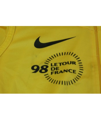 Maillot vélo vintage Nike LCL Crédit Lyonnais Tour de France 1998 maillot jaune basket pas cher