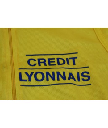 Maillot vélo vintage Nike LCL Crédit Lyonnais Tour de France 1998 maillot jaune basket pas cher