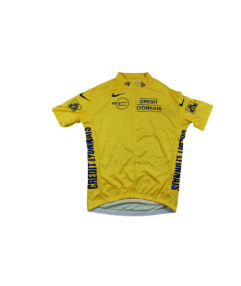 Veste vélo rétro Nike Crédit Lyonnais Tour de France 2002 maillot jaune acheter