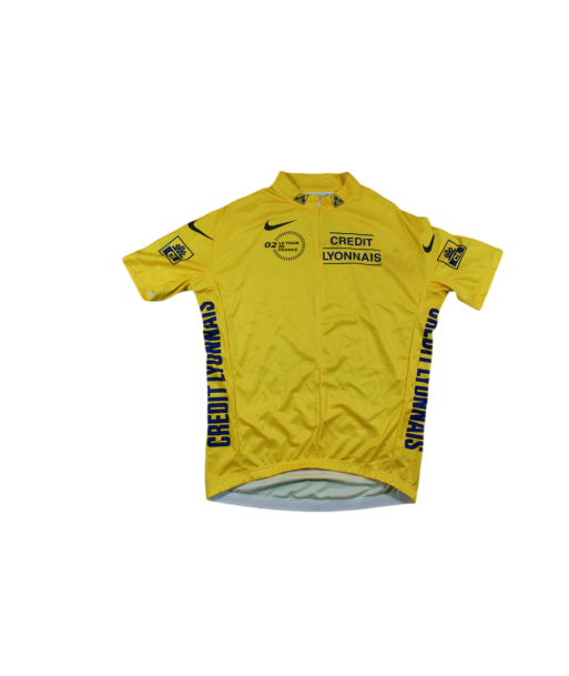 Veste vélo rétro Nike Crédit Lyonnais Tour de France 2002 maillot jaune acheter