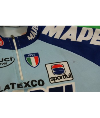 Maillot cyclisme vintage Sportful Mapei Colnago Latexco UCI 1995 la chaussure