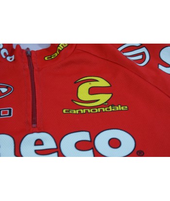 Maillot vélo vintage Cannondale Saeco Les êtres humains sont 