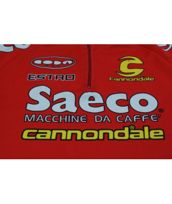 Maillot vélo vintage Cannondale Saeco Les êtres humains sont 