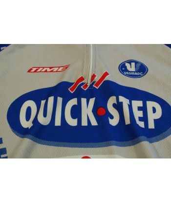 Maillot vélo vintage Vermarc Quick Step Time Peugeot Latexco ou a consommer sur place