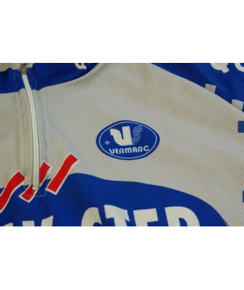 Maillot vélo vintage Vermarc Quick Step Time Peugeot Latexco ou a consommer sur place