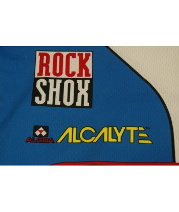 Maillot vélo vintage De Marchi GT Rock Shox Michelin Shimano Alcalyte l'achat 